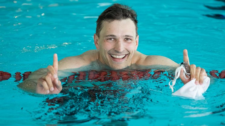 Manche Veolia Wasserexperten haben auch nach der Arbeit eine regelrechte Passion für das Wasser, z.B. Martin Moisel, operativer Leiter Trinkwasser. Er erschwamm ganze 11 Medaillen bei den World Company Sport Games in Mexiko.