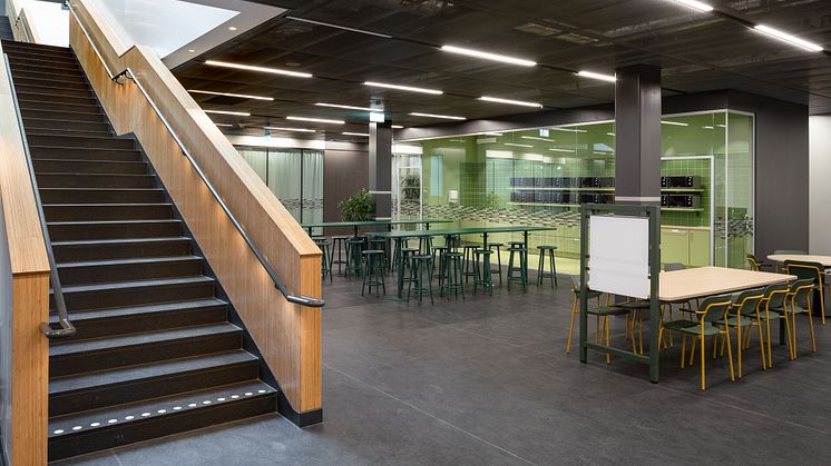 Ångströmlaboratoriet, studentpentry & studiesocial yta, LINK Arkitektur