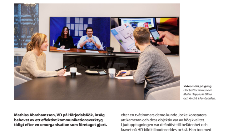 Måndagsfikor och ledningsgruppsmöten via video