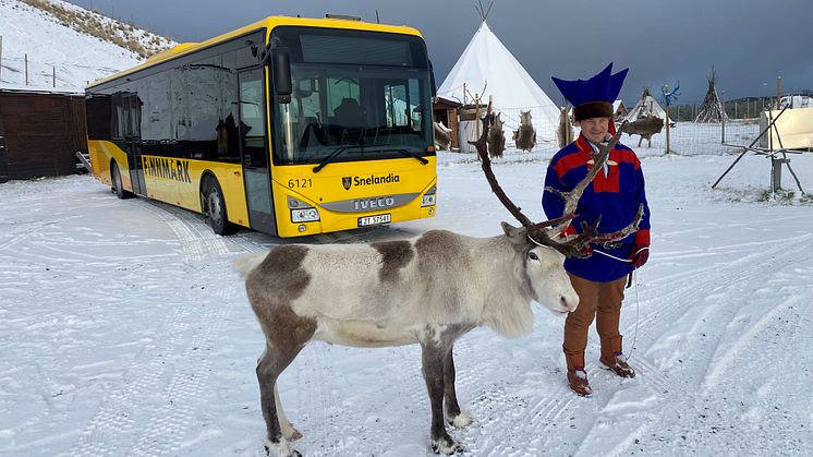 IVECO CROSSWAY-bussene skal brukes i Alta, en av verdens nordligste byer.
