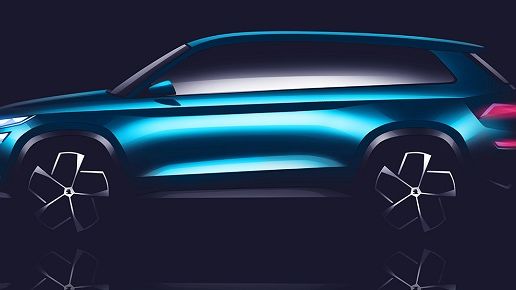 SKODA viser den nye SUV konceptbil VisionS på det kommende Geneve Motorshow.