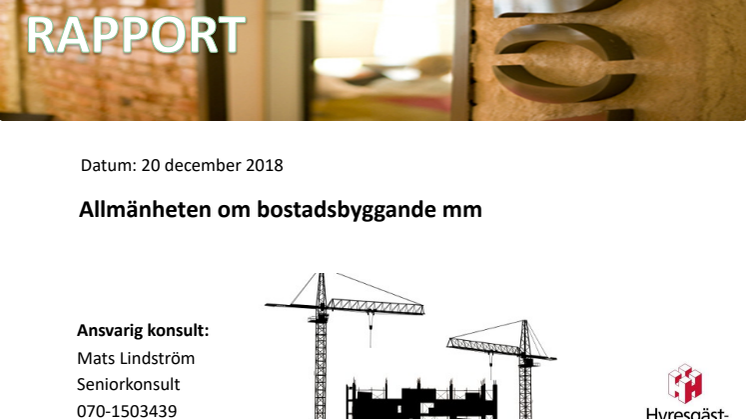 Presentation av Novus-undersökningen