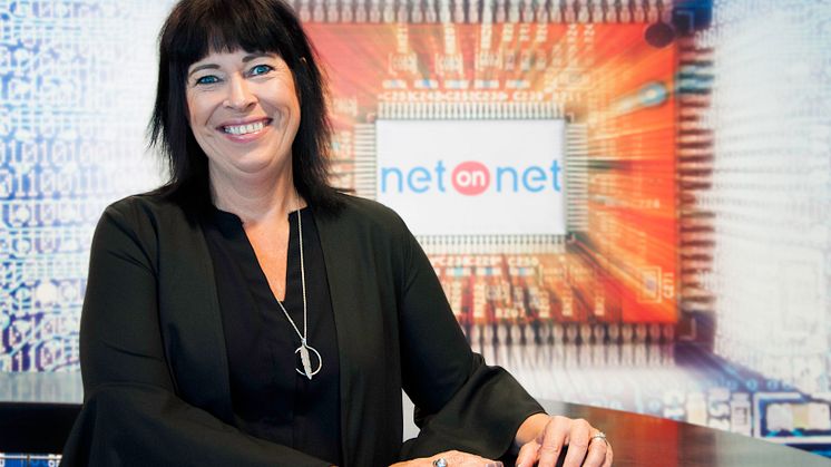 Carola Tiberg, NetOnNets marknadschef. 