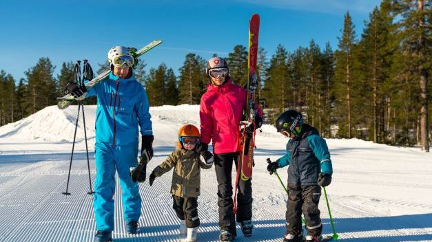 Alpin skidåkning i Orsa Grönklitt
