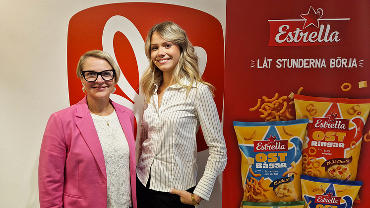 Nu styrs chipstillverkaren Estrella av 19-åriga Johanna Hellqvist då hon tillträtt rollen som Estrellas nya co-CEO efter rekryteringskampanj från Livsmedelsföretagen.