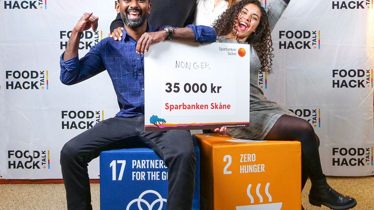 Förstapristagarna Food Hack Team Nonger