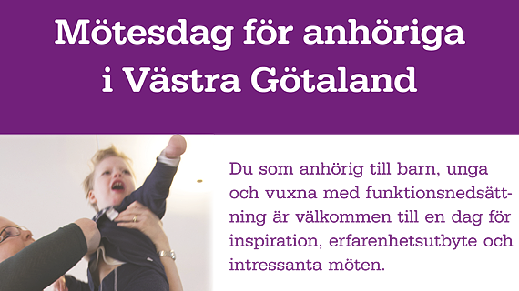 Mötesdag för anhöriga i Västra Götaland 2014
