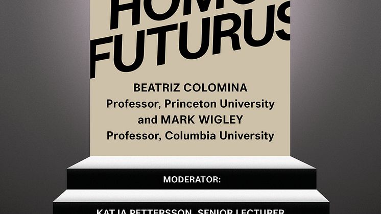 Are we human? Beatriz Colomina and Mark Wigley on body, brain and design in Konstfack's Friday Lecture series