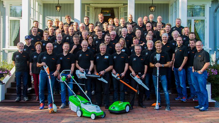 Norske STIHL-forhandlere markerte STIHLs 90 årsjubileum på Losby Gods nylig.