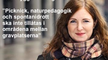Regina Kevius (M) om friluftsliv och begravning på Järva