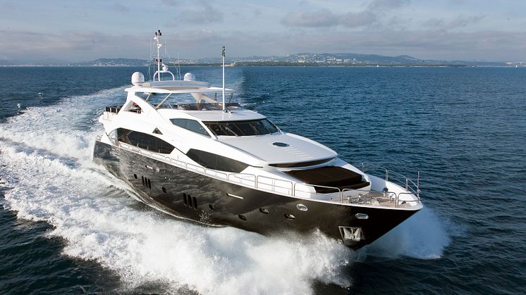 The 34m Sunseeker Black and White has been sold