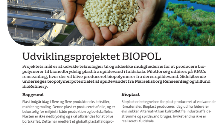 BIOPOL – produktion af biopolymer fra spildevand