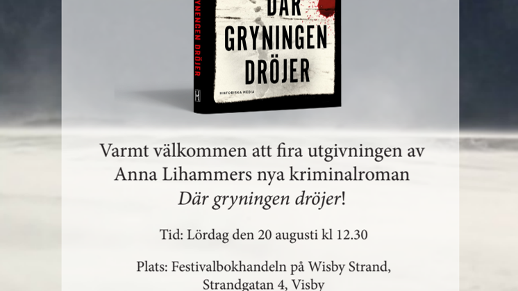 Release för Anna Lihammers nya krim!