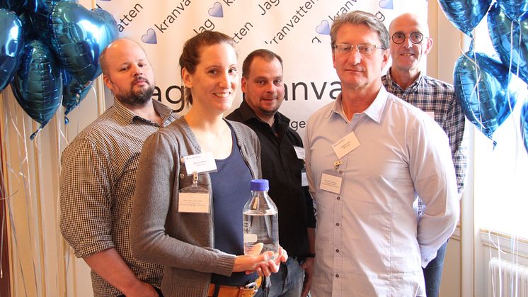 Borås finalister i Kranvattentävlingen 2015. 