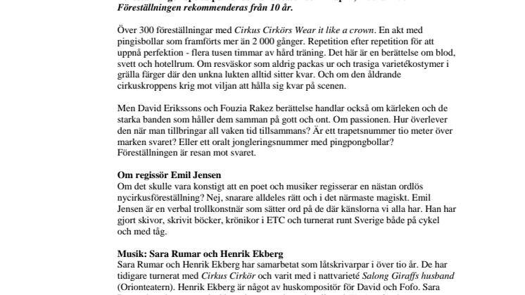 David & Fofo berättar sitt livs historia