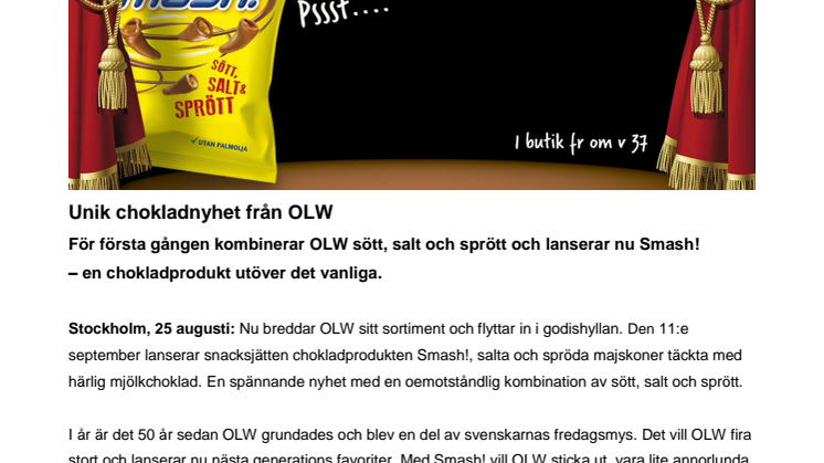 Unik chokladnyhet från OLW