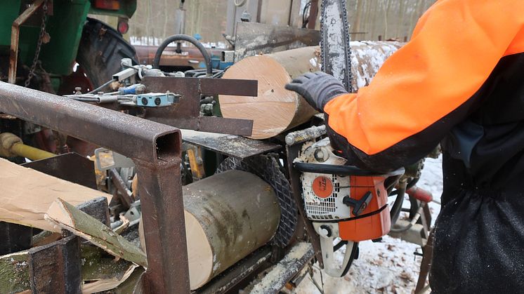 Flækfunktionen i STIHL savværket 3