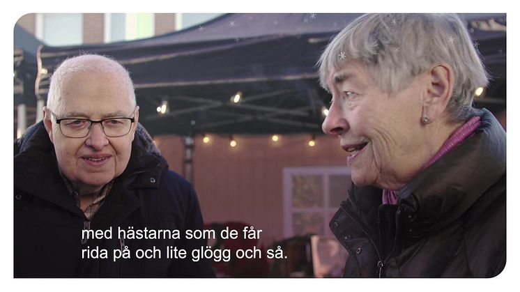 Årets julfirande på Tuve Torg är en pilot inom hållbara evenemang. 