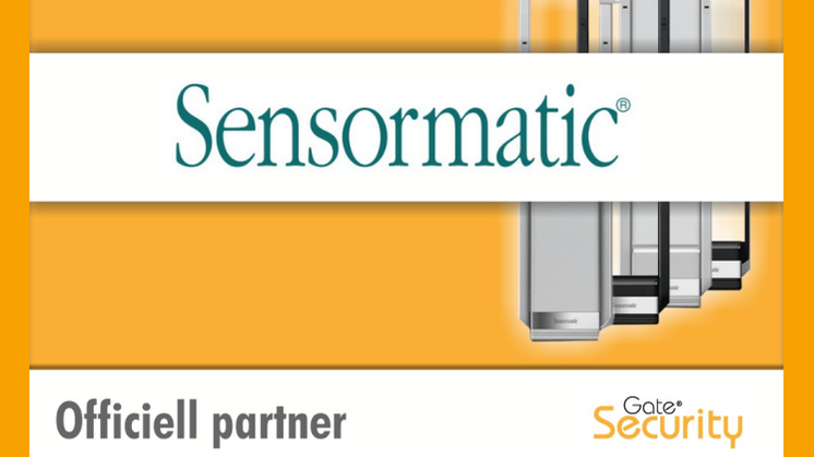 PDF: Sensormatic väljer Gate Security som ny partner i Sverige!