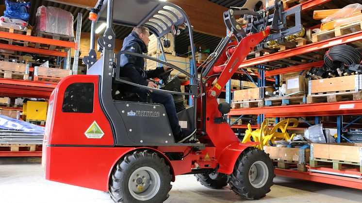 Trejon Flexitrac iON - Trejons första eldrivna kompaktlastare.