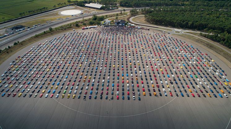 Ford sætter rekord med verdens største Mustang-parade
