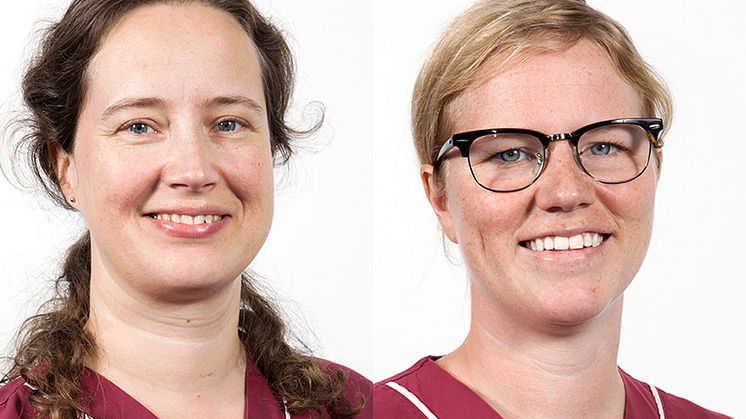 Jessica Ingman och Tove Nielsen är nya specialister på UDS bilddiagnostiska klinik. 