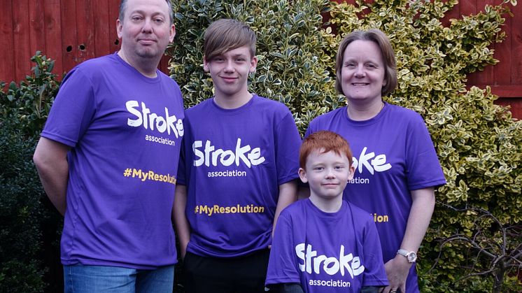 ​Eight-year-old stroke survivor takes on Resolution Run for the Stroke Association