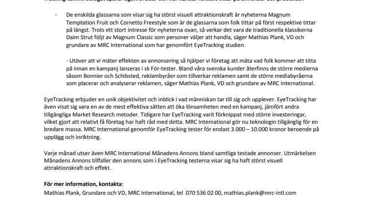 Glassarna som svenska folket smälter för