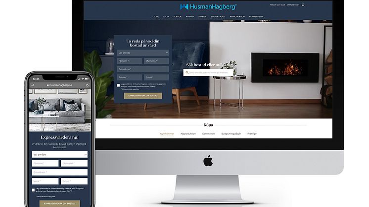 HusmanHagbergs nya webb husmanhagberg.se