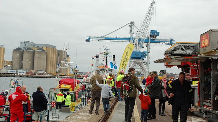 5 000 nyfikna besökte öppen hamn i Helsingborgs Hamn 