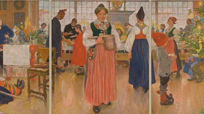Nu är det jul igen – Carl Larsson