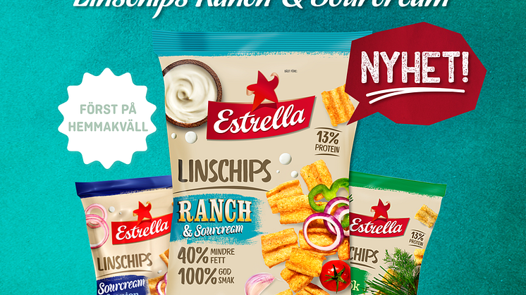 Estrella Linschips Ranch & Sourcream på Hemmakväll v 30