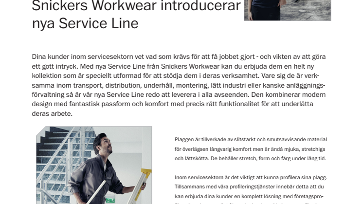 ProduktNytt Service Line