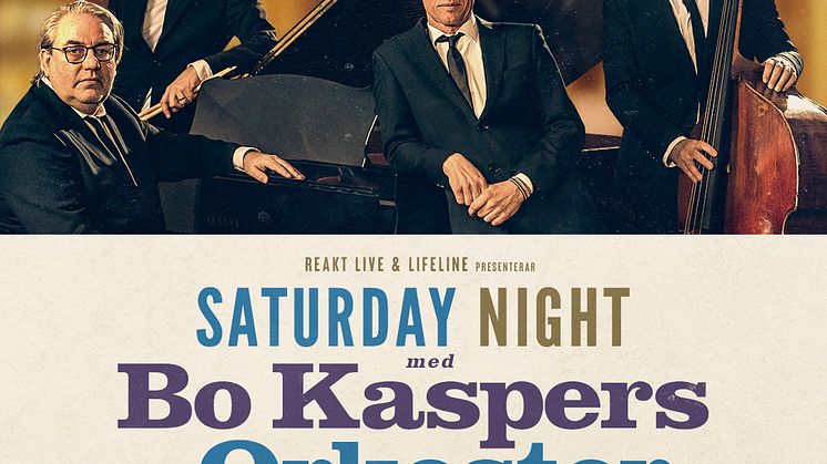 Saturday Night med Bo Kaspers Orkester med gäst Frida Öhrn