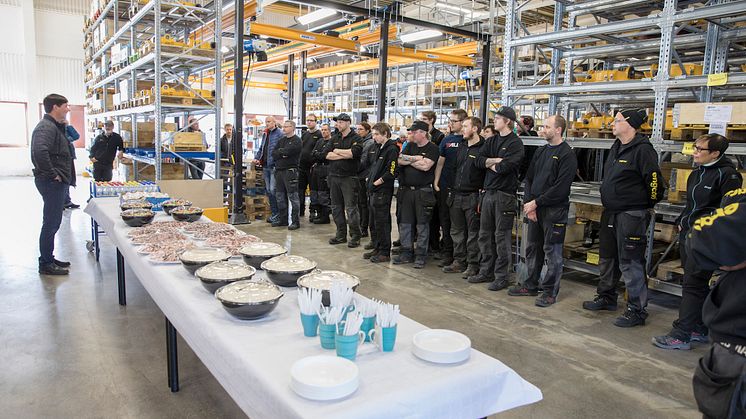 Engcon har for nylig indviet endnu en fabrik i selskabets hjemby Strömsund. 
