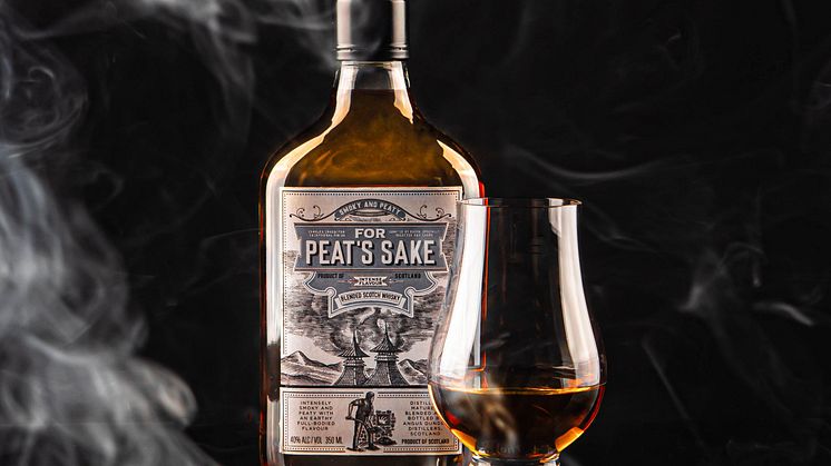 For Peat´s Sake glasbord rök