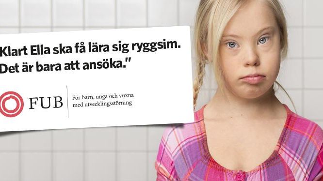 Ansökan om ett vanligt liv. Klart att Ella ska få lära sig ryggsim.