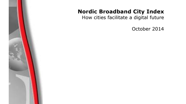 Nordiskt bredbandsindex 2014