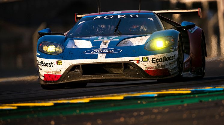 Rang zwei beschert der Crew des Ford GT mit der Startnummer 67 doppelte WM-Punkte für die Langstrecken-Weltmeisterschaft WEC