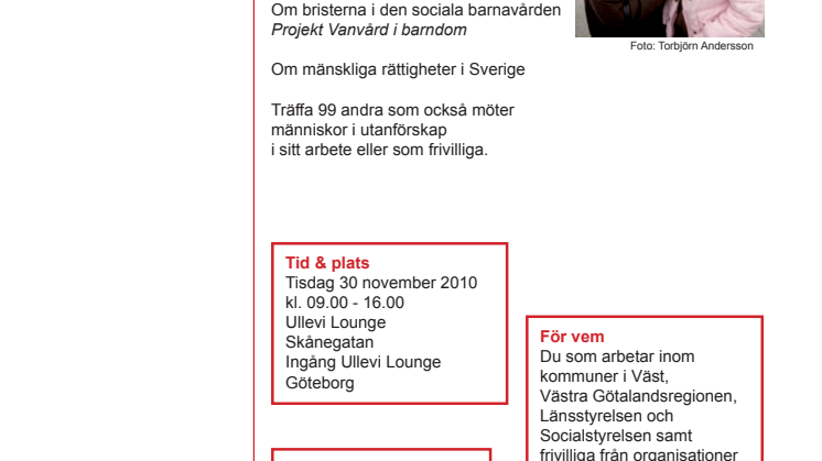 Konferens om mänskliga rättigheter i vardagen