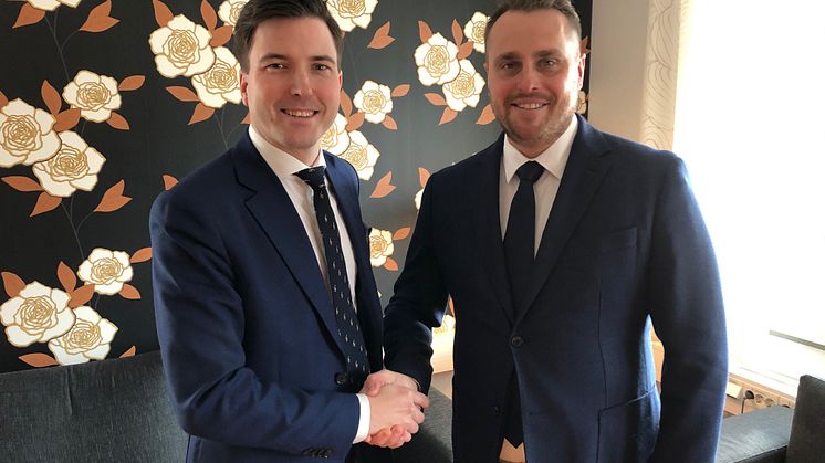 Patric Åberg (t v) och Christian Sonesson (t h). Foto: Staffanstorps kommun