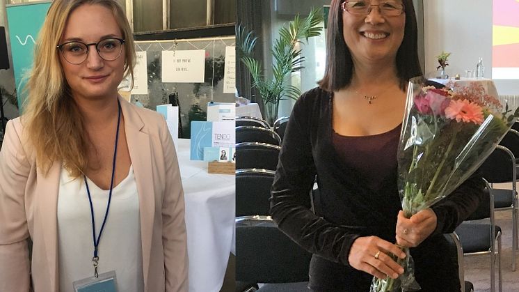 Vänster: Sofie Woge, Tendo.   Höger: Tongyun Shen, Robust Seed Technology A&F