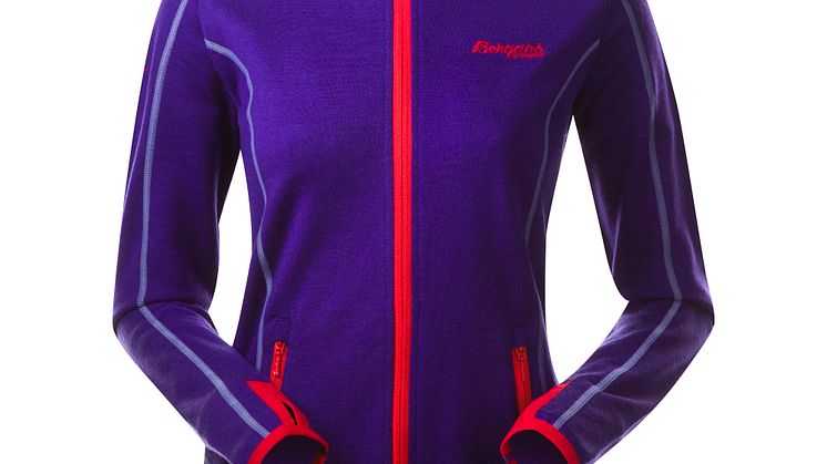 1849 Vikke Lady Jacket - Dk Primula Purple/Red