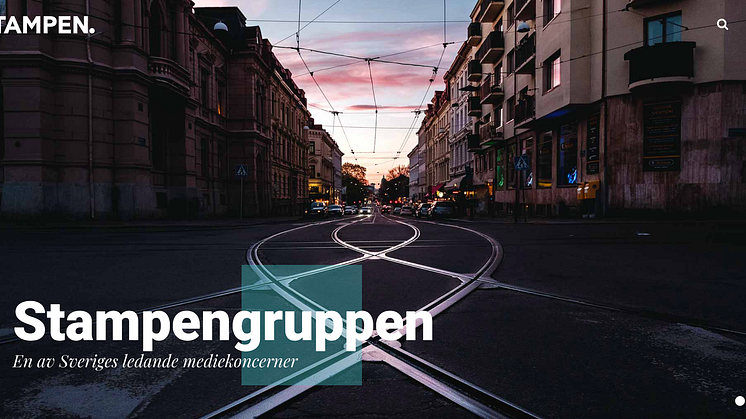 Stampengruppen lanserar ny webbplats 