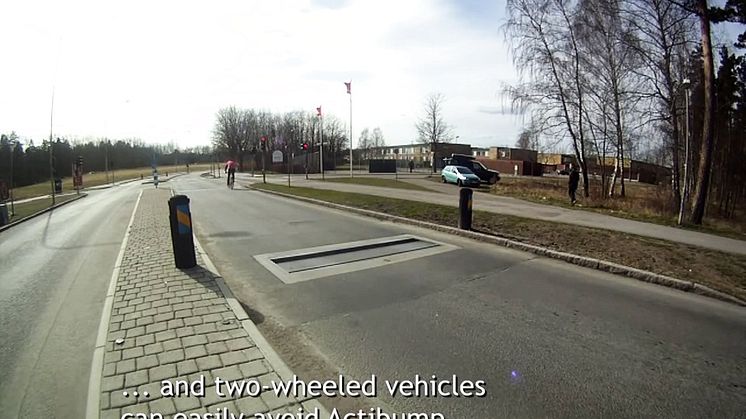 Edevas trafiksäkerhetssystem Actibump