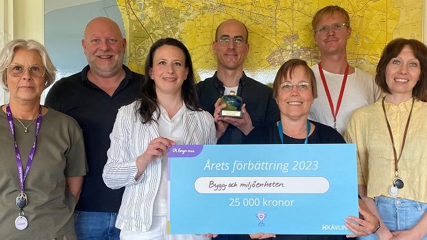 Årets förbättring 2023 Bygg och miljöenheten