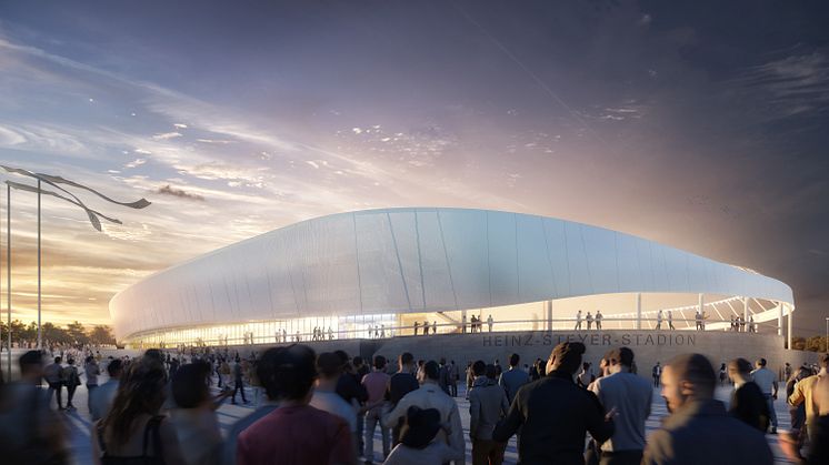 Visualisierung Heinz-Steyer-Stadion außen
