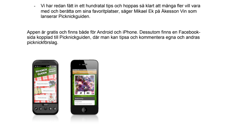 Hitta till picknicken