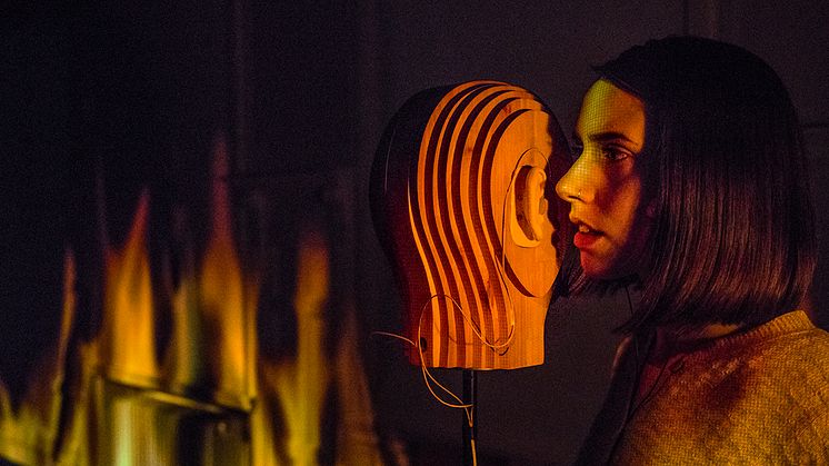 Ana Stålhammar Stanišić i ”Ögonvittnen”. Foto Bodil Johansson