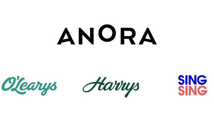 Anora Group förstärker sin position på eatertainement-scenen genom utökat samarbete med kedjorna O’Learys, Harrys och Sing-Sing